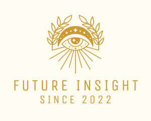 Prediction - Tarot Moon Eye logo design