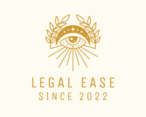 All Seeing Eye - Tarot Moon Eye logo design