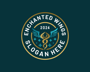 Medical Wings Clinic logo design