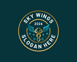 Medical Wings Clinic logo design