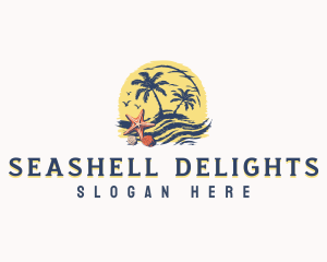 Beach Resort Villa logo design