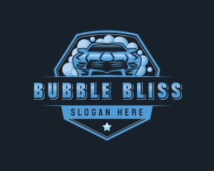 Bubble Automotive Wash logo design