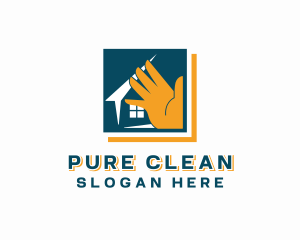 Housekeeping Cleaning Sanitation logo design