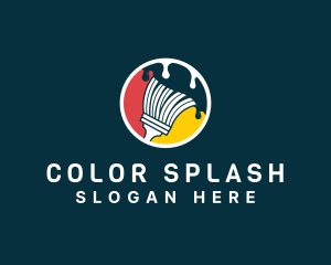 Paint Brush Renovation logo design