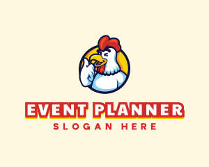 Chicken Food Restaurant Logo