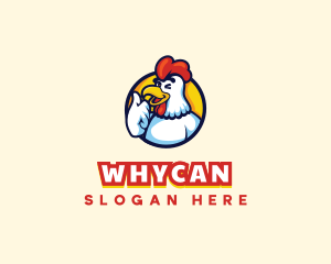 Chicken Food Restaurant Logo