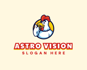 Chicken Food Restaurant logo design