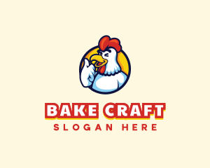 Chicken Food Restaurant logo design