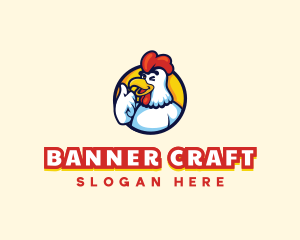 Chicken Food Restaurant logo design