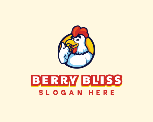 Chicken Food Restaurant logo design