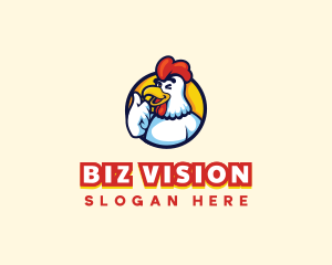 Chicken Food Restaurant logo design