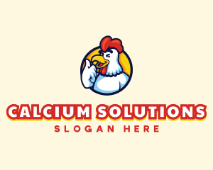 Chicken Food Restaurant logo design