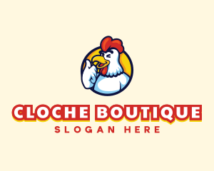 Chicken Food Restaurant logo design