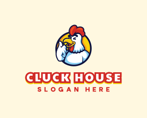 Chicken - Chicken Food Restaurant logo design