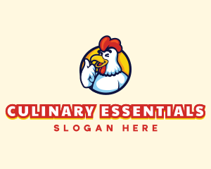 Chicken Food Restaurant logo design