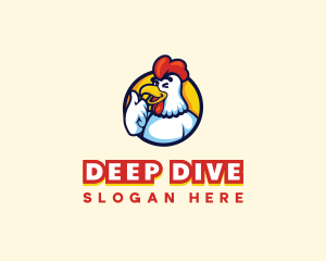 Chicken Food Restaurant logo design