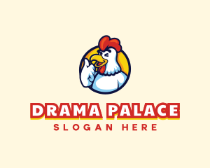 Chicken Food Restaurant logo design