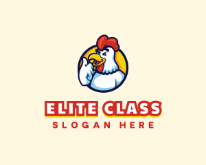 Chicken Food Restaurant logo design