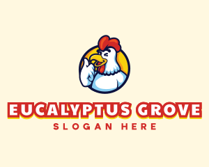 Chicken Food Restaurant logo design