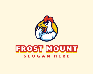 Chicken Food Restaurant logo design