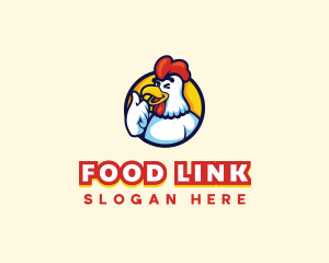 Chicken Food Restaurant logo design