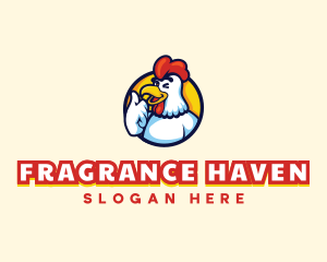 Chicken Food Restaurant logo design