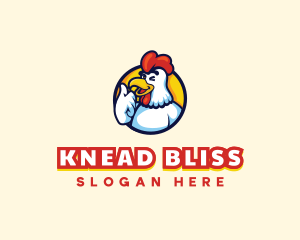 Chicken Food Restaurant logo design