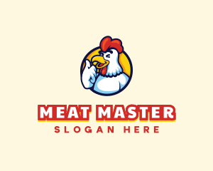 Chicken Food Restaurant logo design