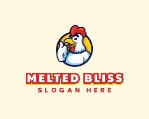 Chicken Food Restaurant logo design