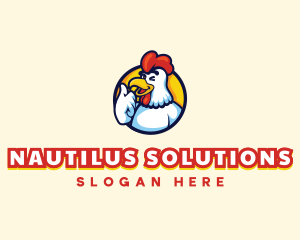 Chicken Food Restaurant logo design