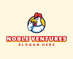 Chicken Food Restaurant logo design