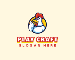 Chicken Food Restaurant logo design