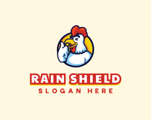 Chicken Food Restaurant logo design