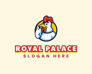 Chicken Food Restaurant logo design