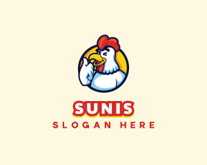 Chicken Food Restaurant logo design