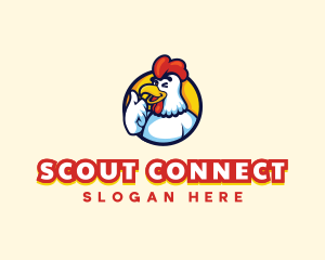 Chicken Food Restaurant logo design