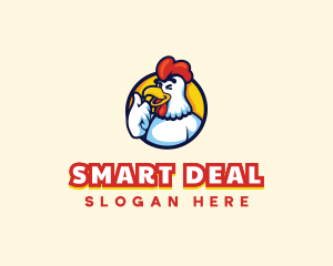 Chicken Food Restaurant logo design