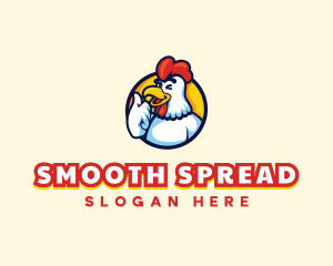 Chicken Food Restaurant logo design