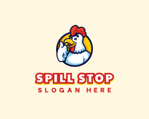 Chicken Food Restaurant logo design