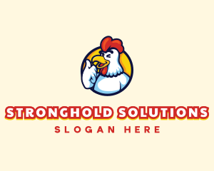 Chicken Food Restaurant logo design