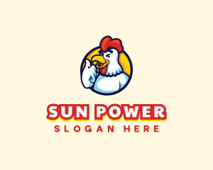 Chicken Food Restaurant logo design