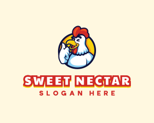 Chicken Food Restaurant logo design