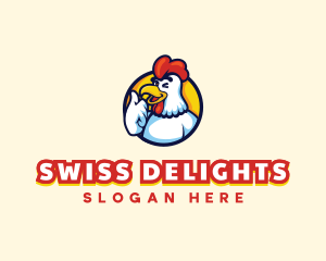 Chicken Food Restaurant logo design