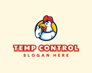 Chicken Food Restaurant logo design