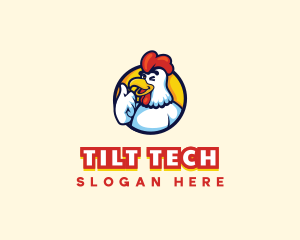 Chicken Food Restaurant logo design