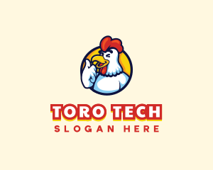 Chicken Food Restaurant logo design