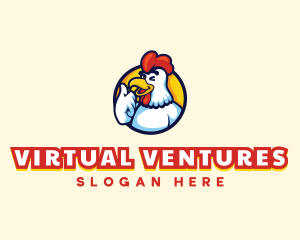 Chicken Food Restaurant logo design