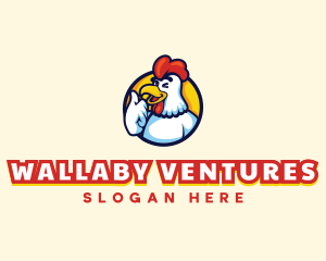 Chicken Food Restaurant logo design