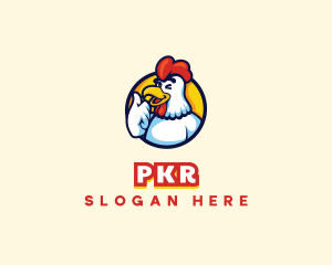 Chicken Food Restaurant logo design