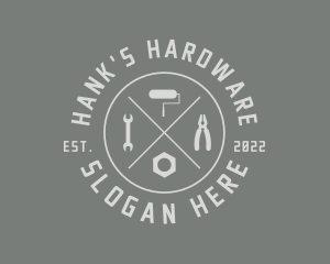 Hardware Construction Tools logo design